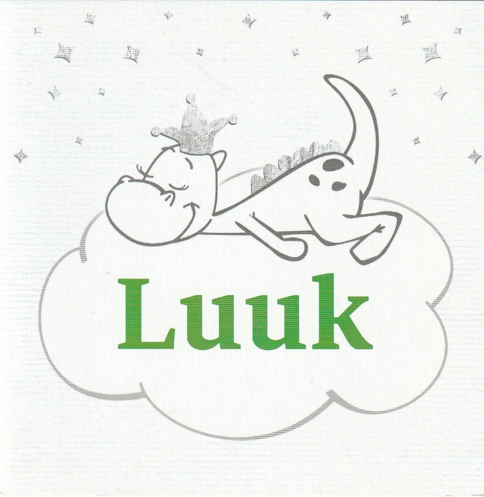 Luuk, Ophalen of Verzenden, 2000 tot heden, Geboortekaartje