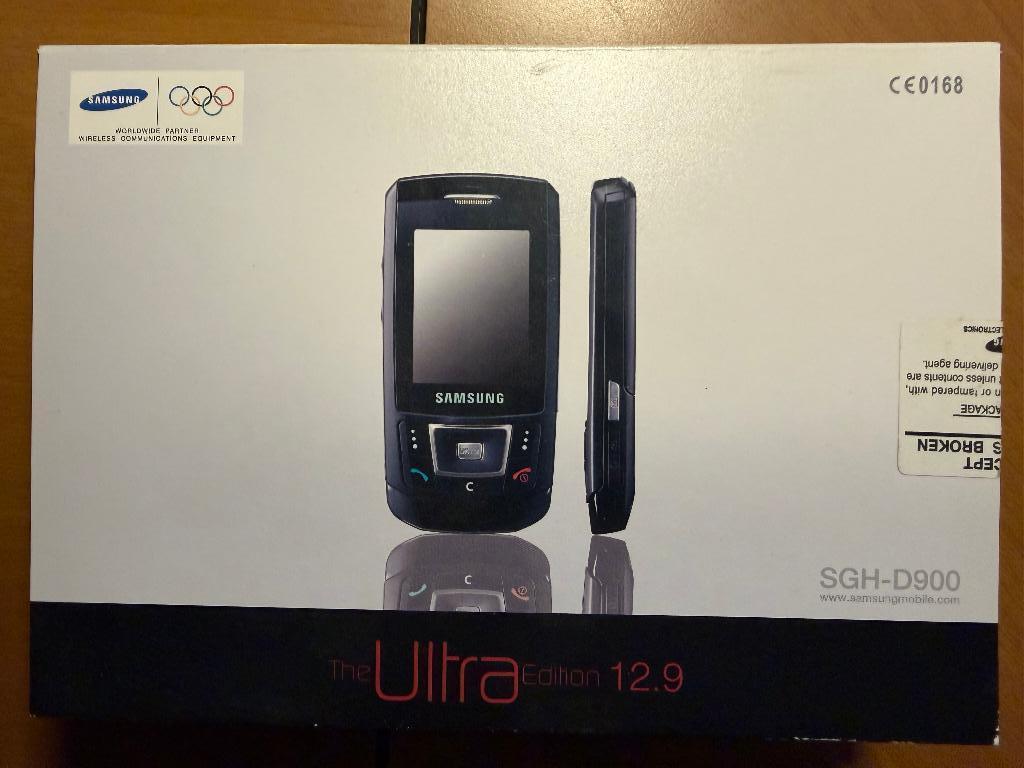Samsung mobiele telefoon SGH-D900 zwart, Telecommunicatie, Overige modellen, Zwart, Fysiek toetsenbord, 3 tot 6 megapixel