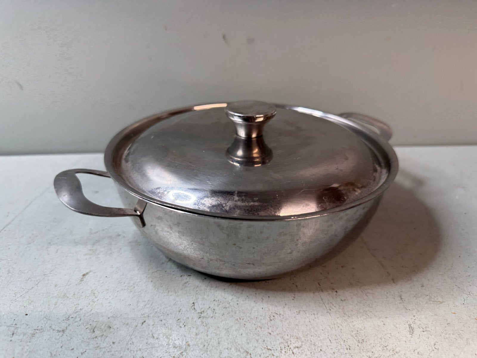 Alessi pan met deksel - RVS, Gebruikt, Met deksel, ?, Rvs