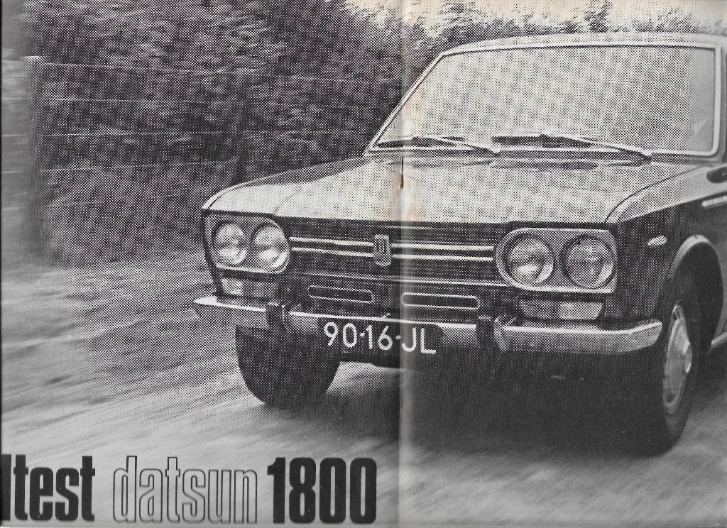 Roadtest DATSUN 1800, Autovisie 1969., Nieuw, Ophalen of Verzenden, Overige merken, Autovisie