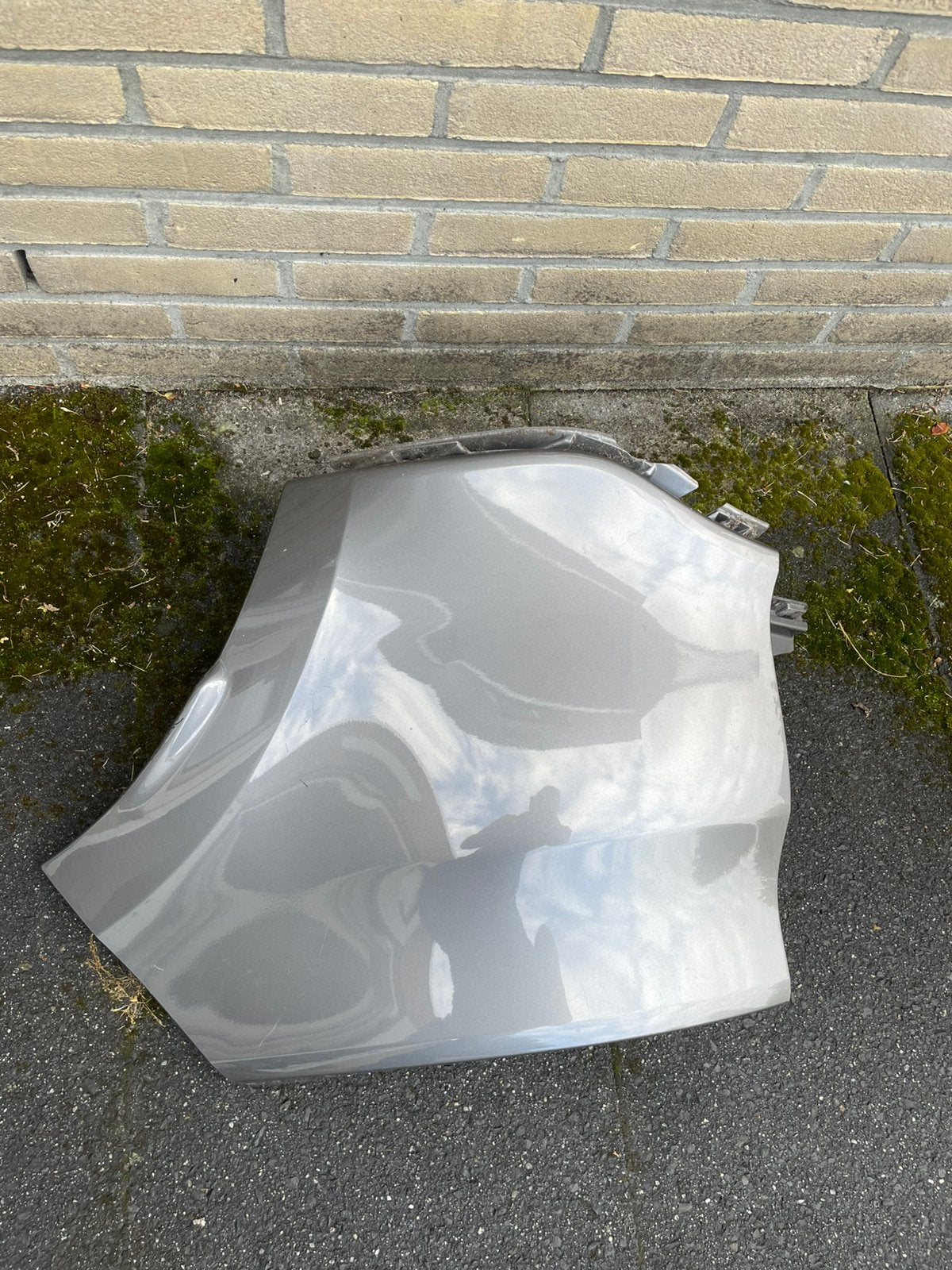 Renaul clio deel achterbumper grijs, Gebruikt, Renault, Ophalen of Verzenden, Achter