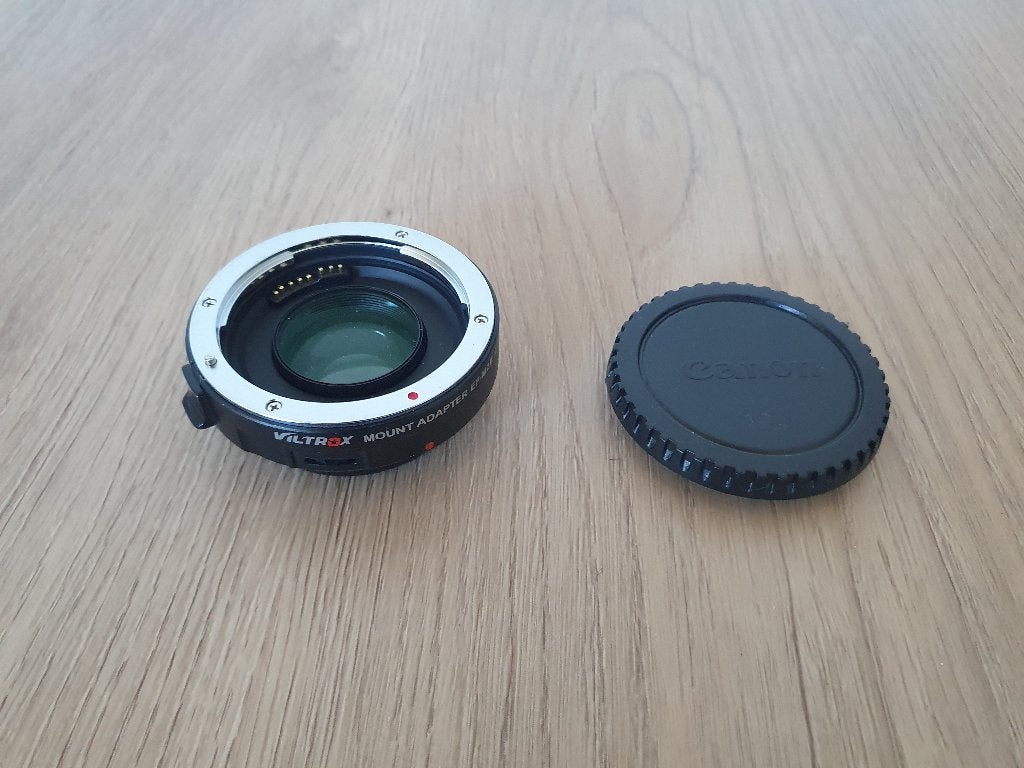 MFT naar EF Viltrox adapter x 0.71, Overige merken, Camera rig/cage, Ophalen of Verzenden, Zo goed als nieuw