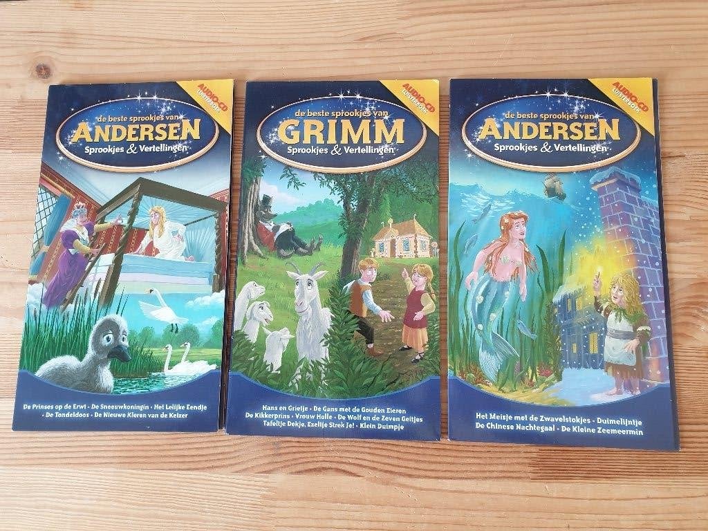 3 Luisterboeken - Sprookjes van Andersen en Grimm, Ophalen of Verzenden, Cd, Kind