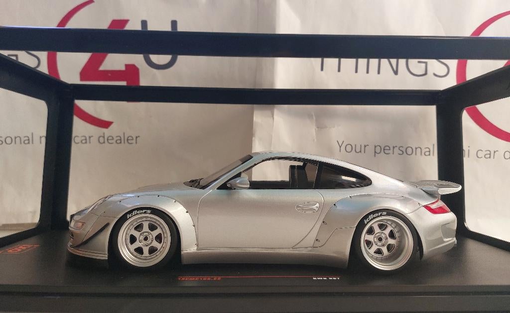 Ixo 1:18 Porsche 911 (997) RWB zilver nieuw in verpakking, Hobby en Vrije tijd, Modelauto's | 1:18, Ophalen of Verzenden, Nieuw