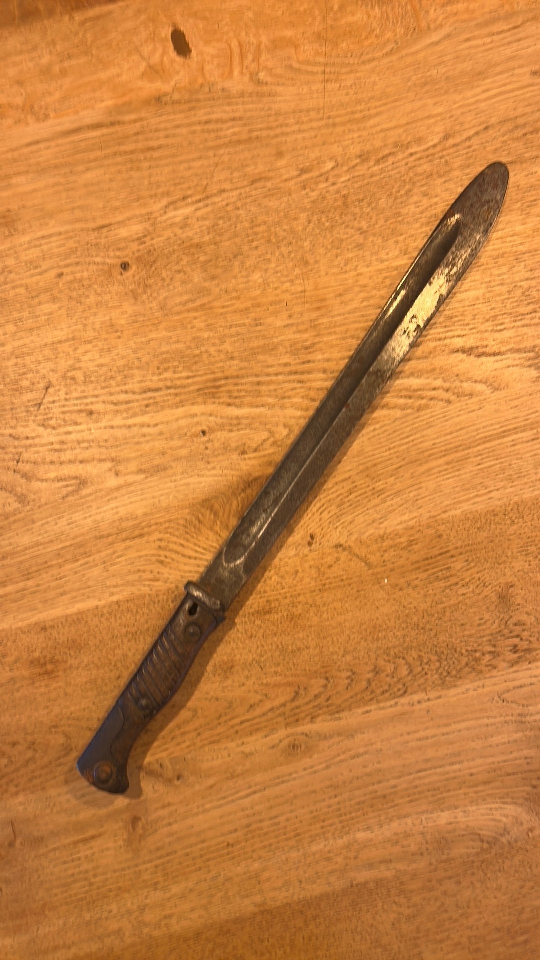 Duitse M1898/05 Butcher bajonet (DE2601), Verzenden, Landmacht, Duitsland, Mes of Dolk