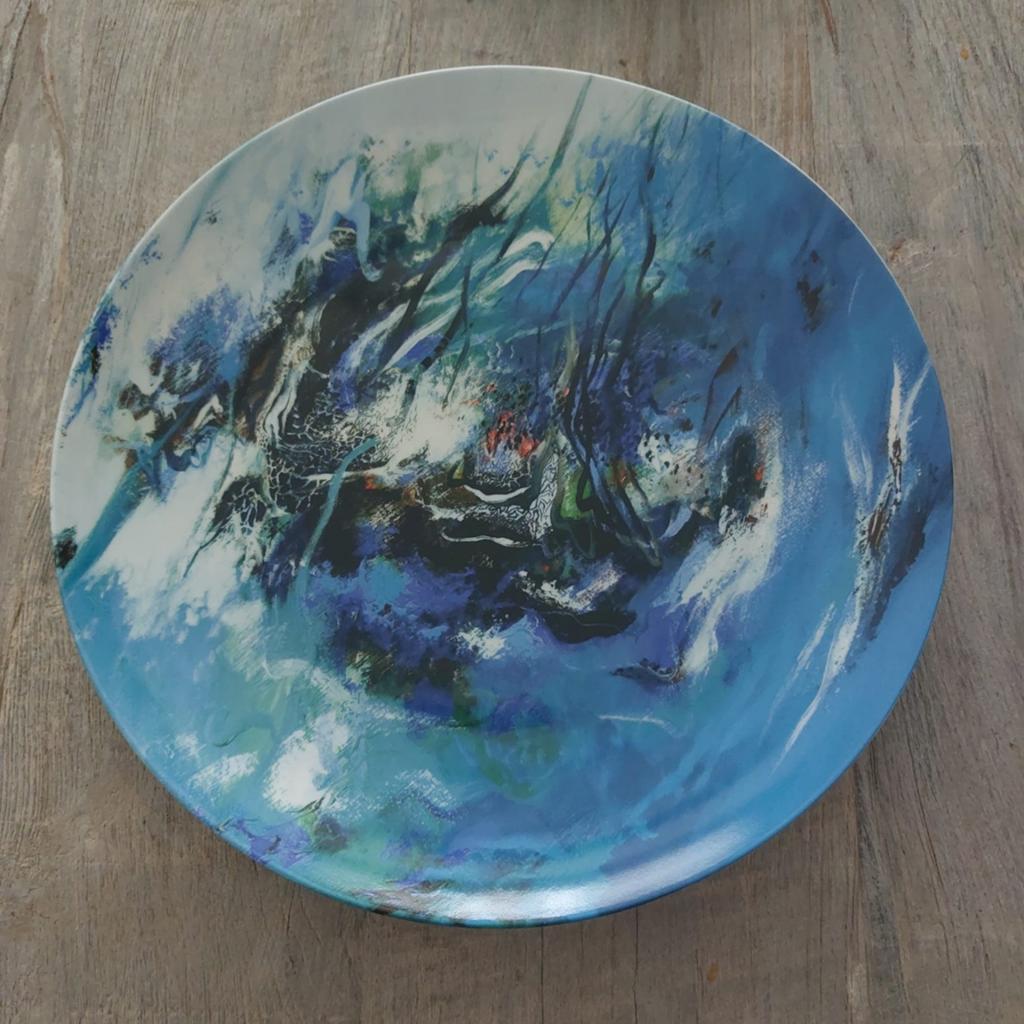 Kunstbord "Oog op de Wereld" door Mattie Schilders, Ophalen