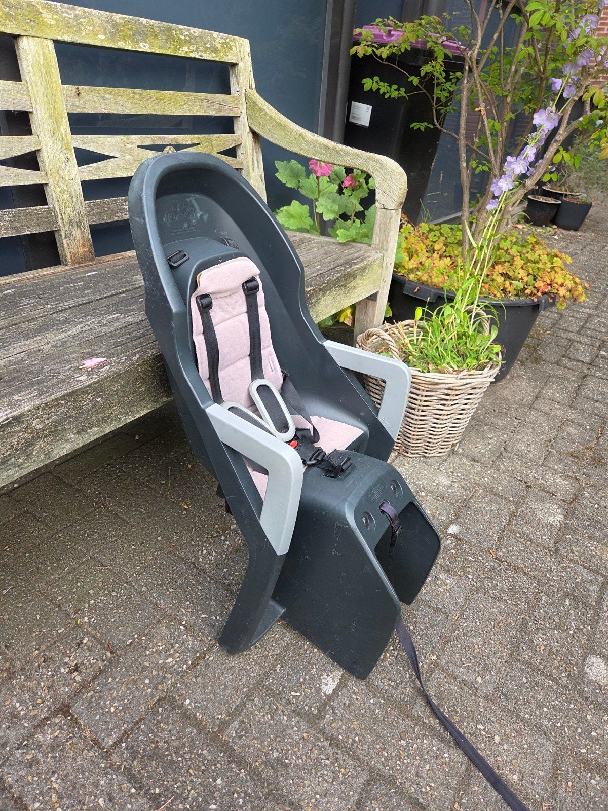 Polisport universeel achterzitje voor kinderfiets - Gebruikt, Ophalen, Gebruikt