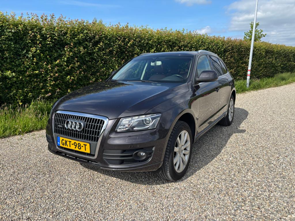 Audi Q5 2.0 TFSI Quattro S-tronic 2009, Automaat, Parkeersensor, Leder, Bruin