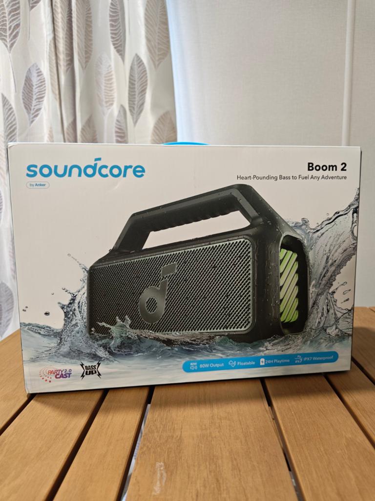 New Soundcore Boom 2 Bluetooth Speaker, Audio, Tv en Foto, Luidsprekers, Overige merken, Overige typen, Nieuw, Ophalen of Verzenden