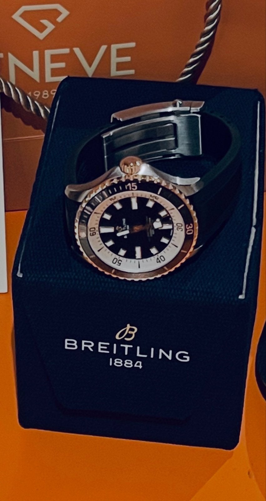 Breitling Superocean Automatic 42mm - Zo goed als nieuw, Ophalen, Staal, Breitling, Polshorloge