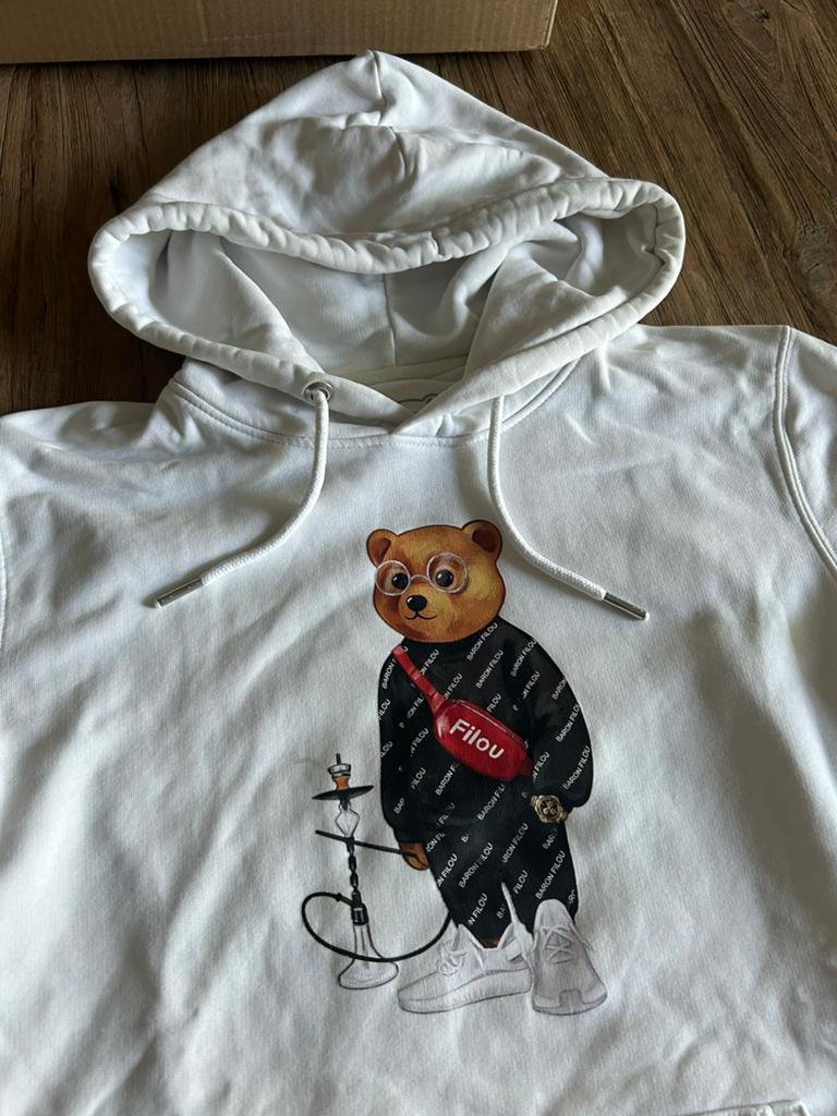 Baron Filou hoodie / trui, Kleding | Heren, Truien en Vesten, Ophalen of Verzenden, Gedragen, Maat 46 (S) of kleiner, Wit