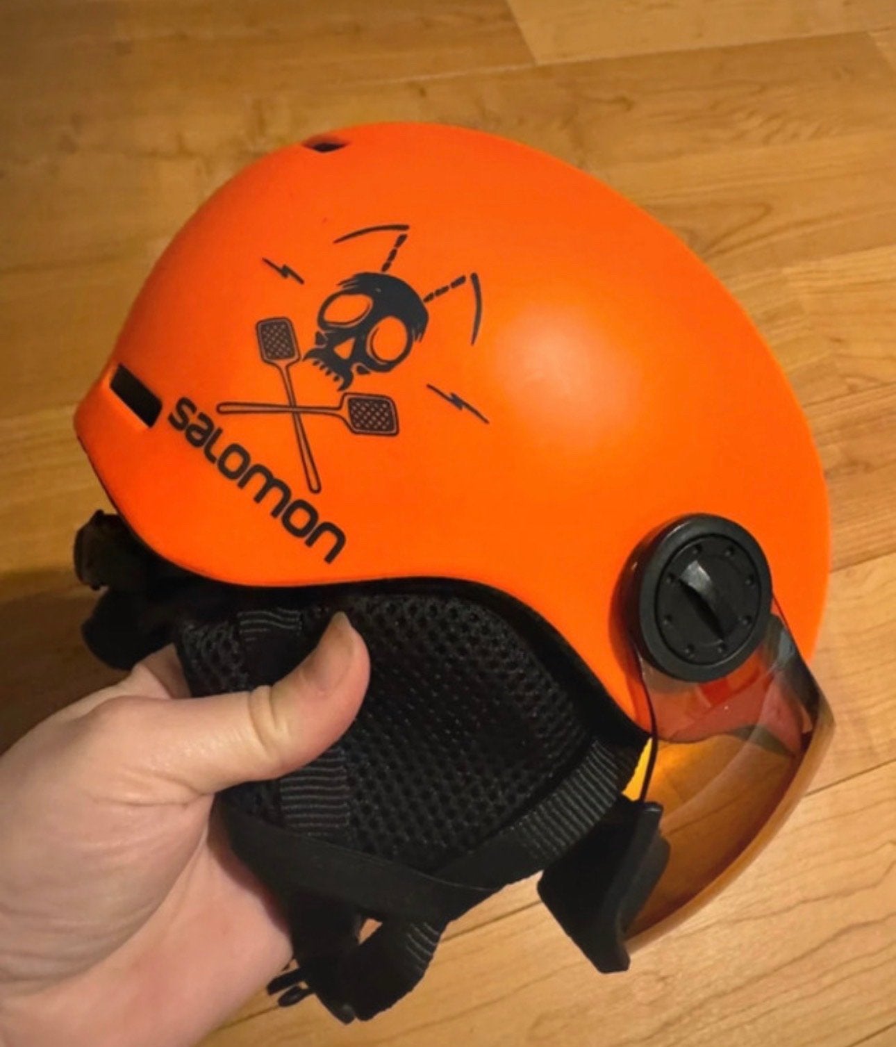 Salomon Grom Vizier skihelm met bril, maat S - Perfecte staa, Overige typen, Zo goed als nieuw, Skiën, Salomon