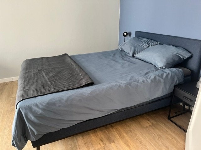 Tweepersoonsbedden – Blauw/Groen (zuidland) (Beter Bed), Huis en Inrichting, Ophalen, Blauw, Tweepersoons, 140 cm