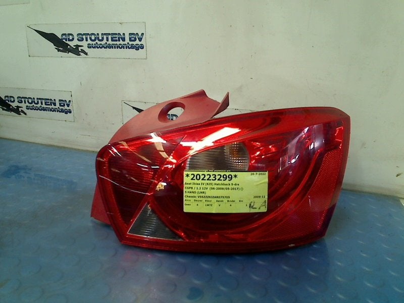 Achterlicht Rechts Seat Ibiza IV (6J5) 2009 6J4945112B, Service@seat.de, Seat, Seat Deutschland GmbH, Gebruikt
