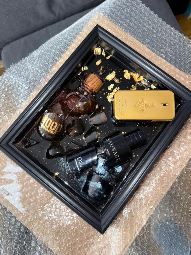 Epoxy lijst met parfum, Ophalen of Verzenden