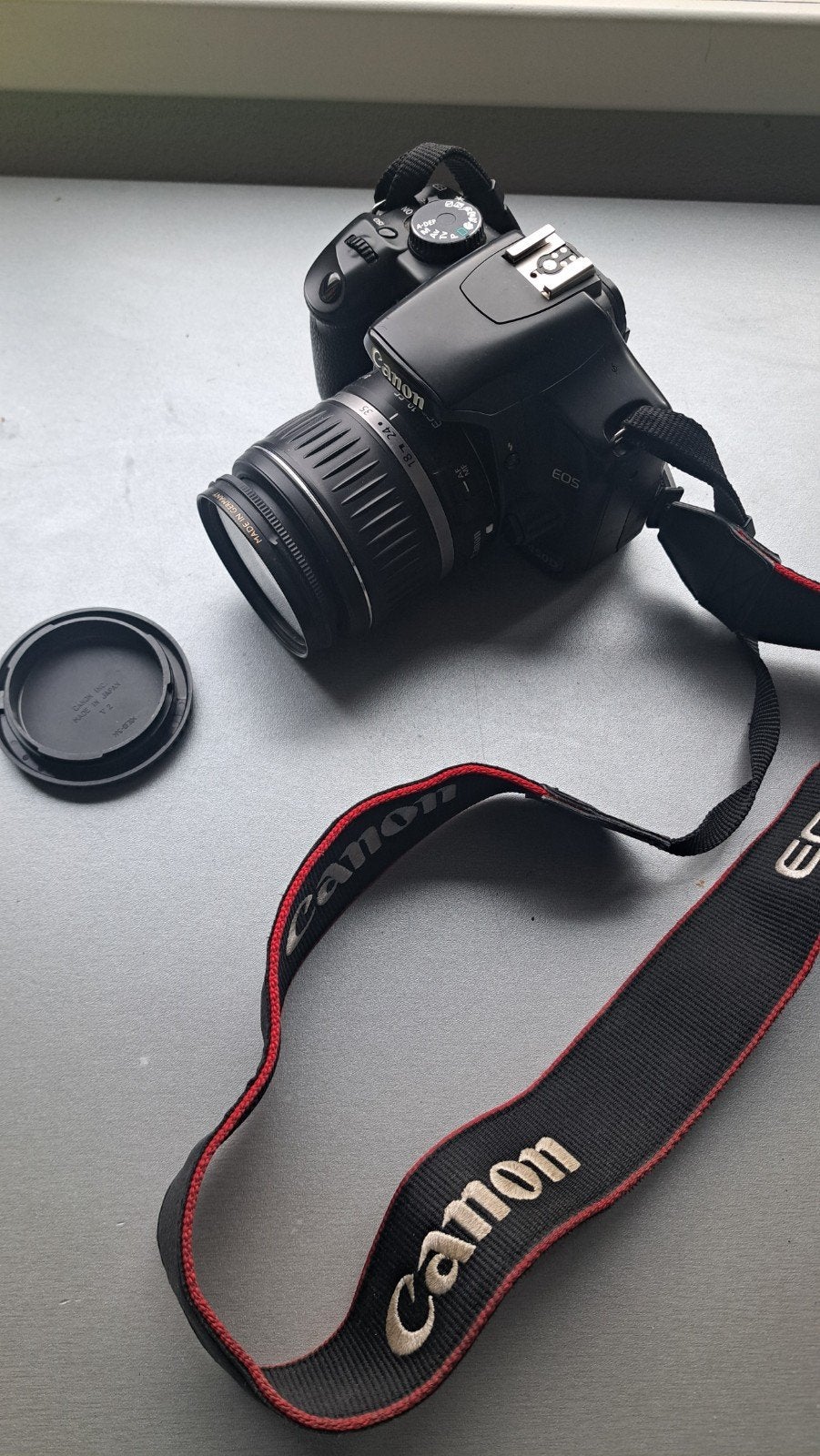 spiegelreflex camera Canon 450D met Zoomlens, Beeldstabilisatie, Spiegelreflex, Canon, Accu
