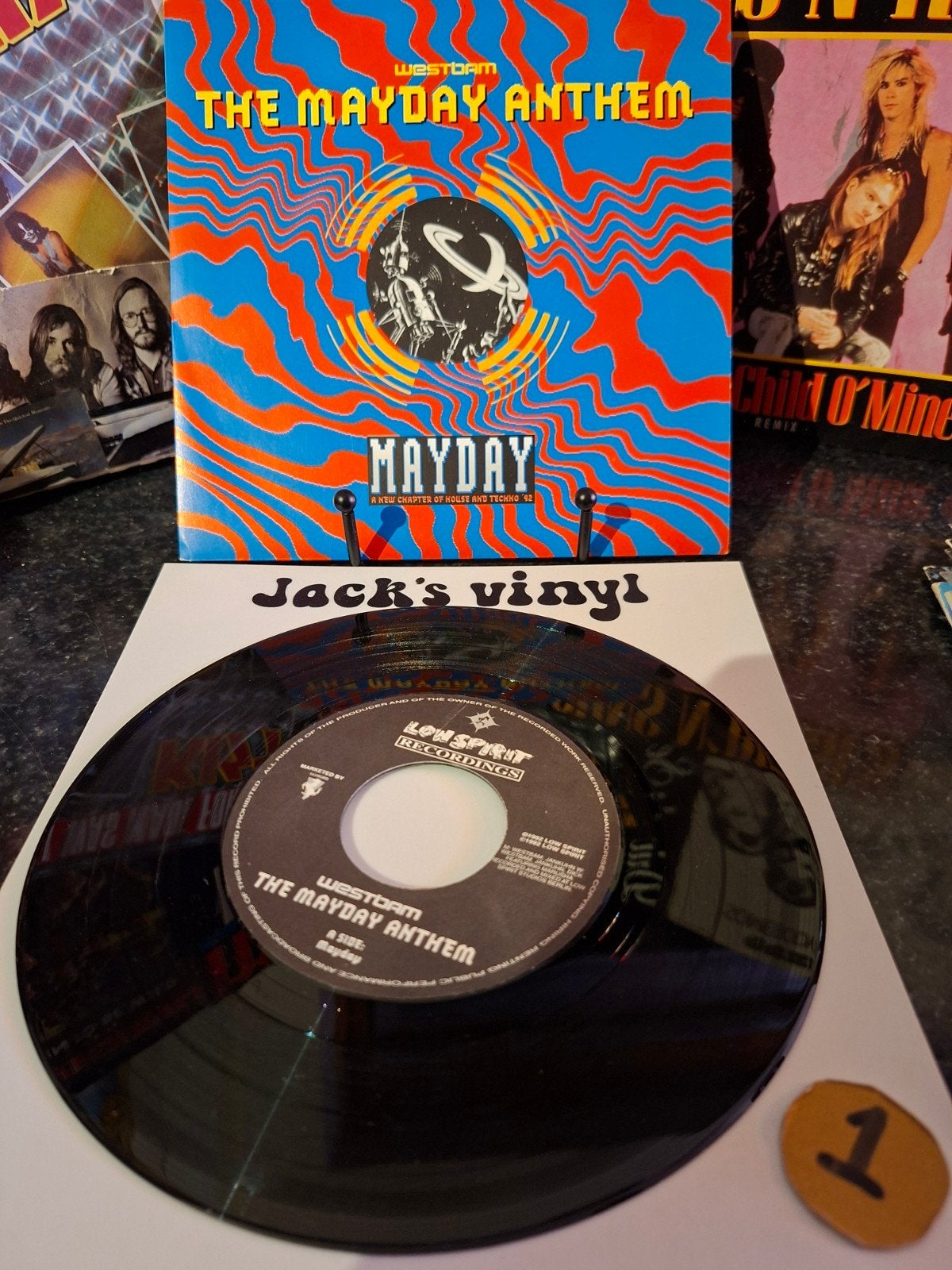 Westbam - The Mayday Anthem    1992/1, Cd's en Dvd's, Vinyl | Dance en House, 7 inch, Ophalen of Verzenden, Techno, Overige typen