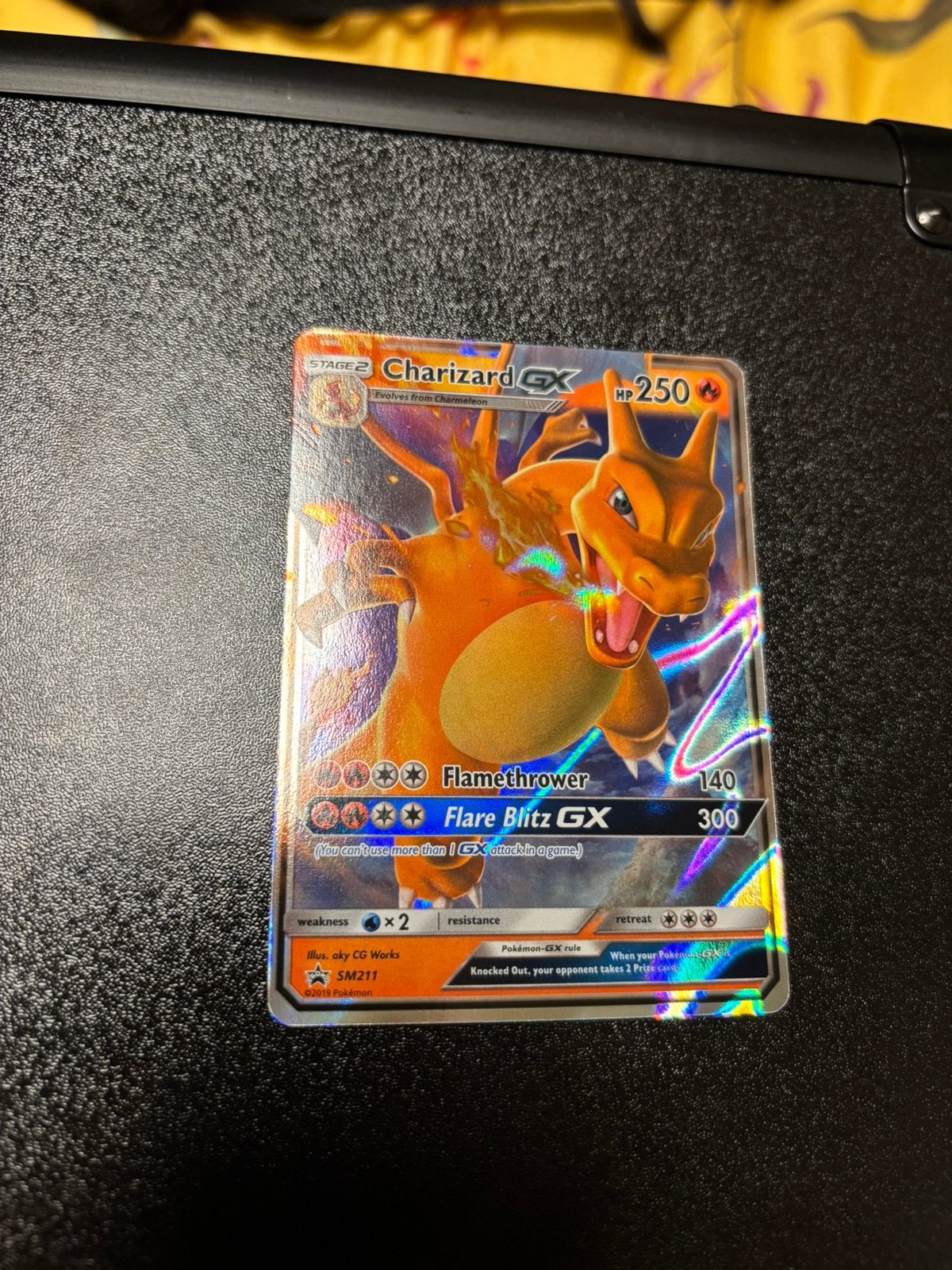 Charizard GX SM211 promo, Ophalen of Verzenden, Zo goed als nieuw