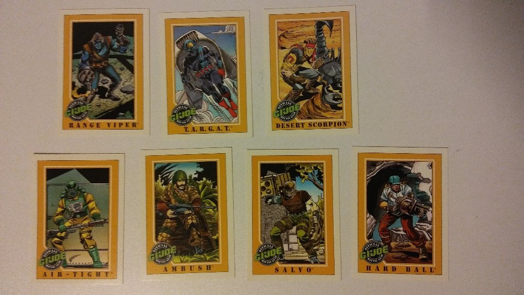 GI G.I. Joe Hasbro 1991 kaartjes plaatjes vintage IMPEL 6, Ophalen of Verzenden, Overige figuren, Gebruikt, Overige typen