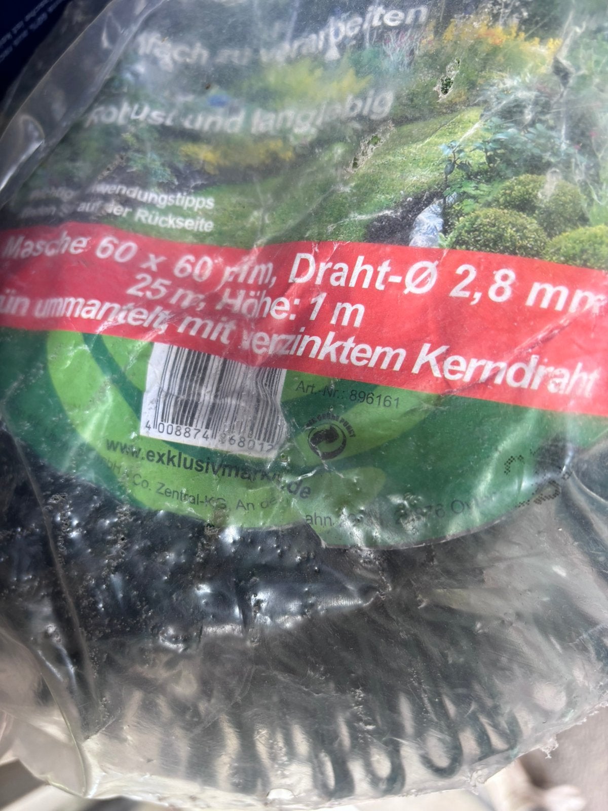 Gaaswerk 25 meter, Ophalen, Zo goed als nieuw, 20 meter of meer, Gaas