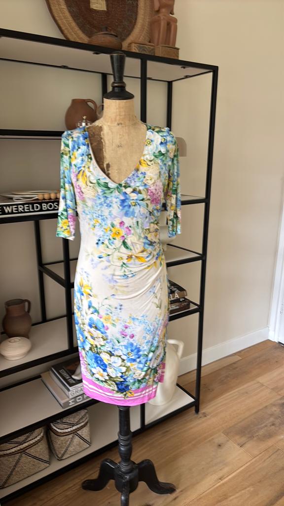 Blumarine stretch jurk I44 niet gedragen hoog segment, Maat 38/40 (M), Overige kleuren, Nieuw, Ophalen of Verzenden