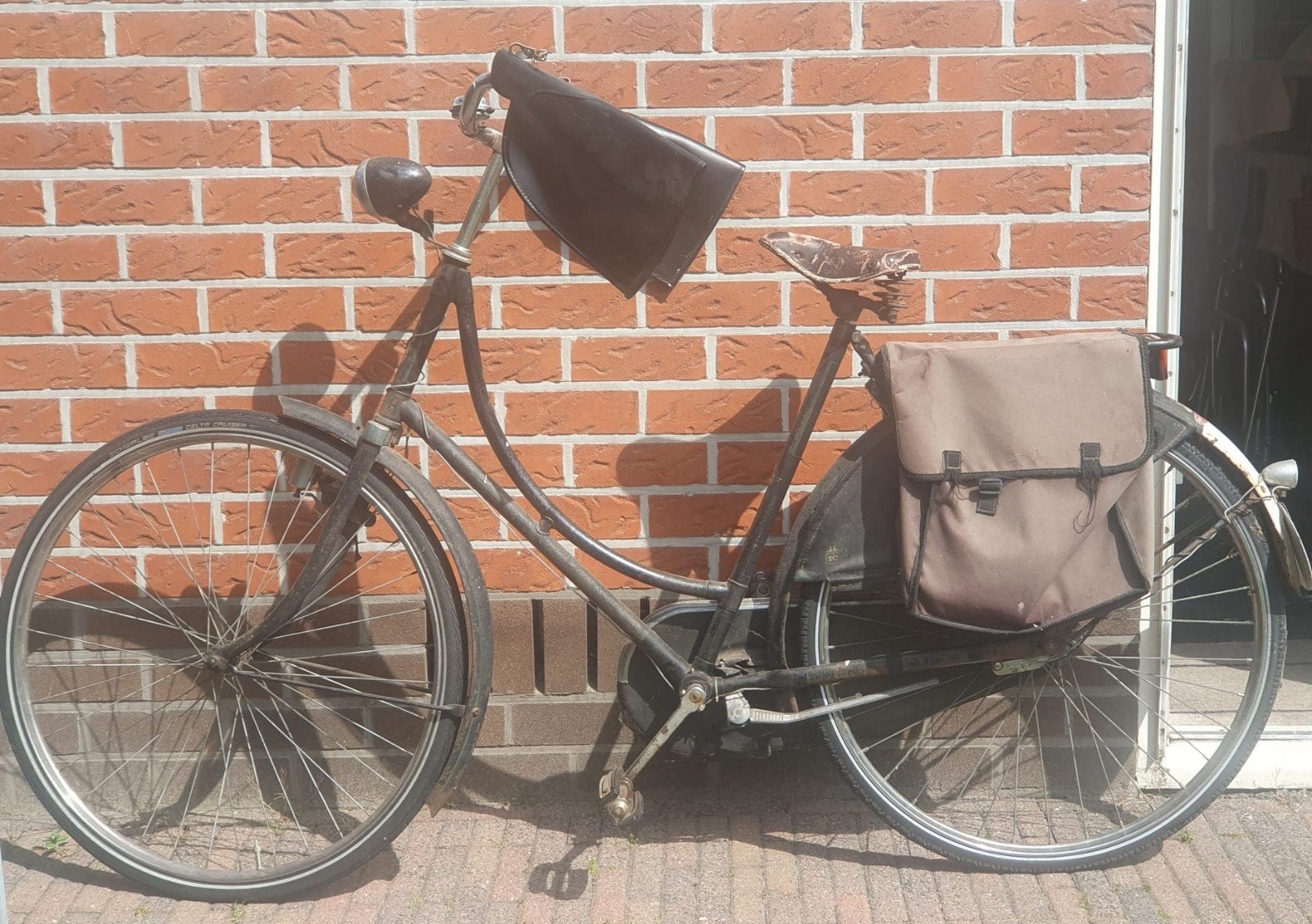 Fongers fiets uit de jaren '50 - Vintage damesfiets, Ophalen of Verzenden, Terugtraprem, Fongers, Jaren '50