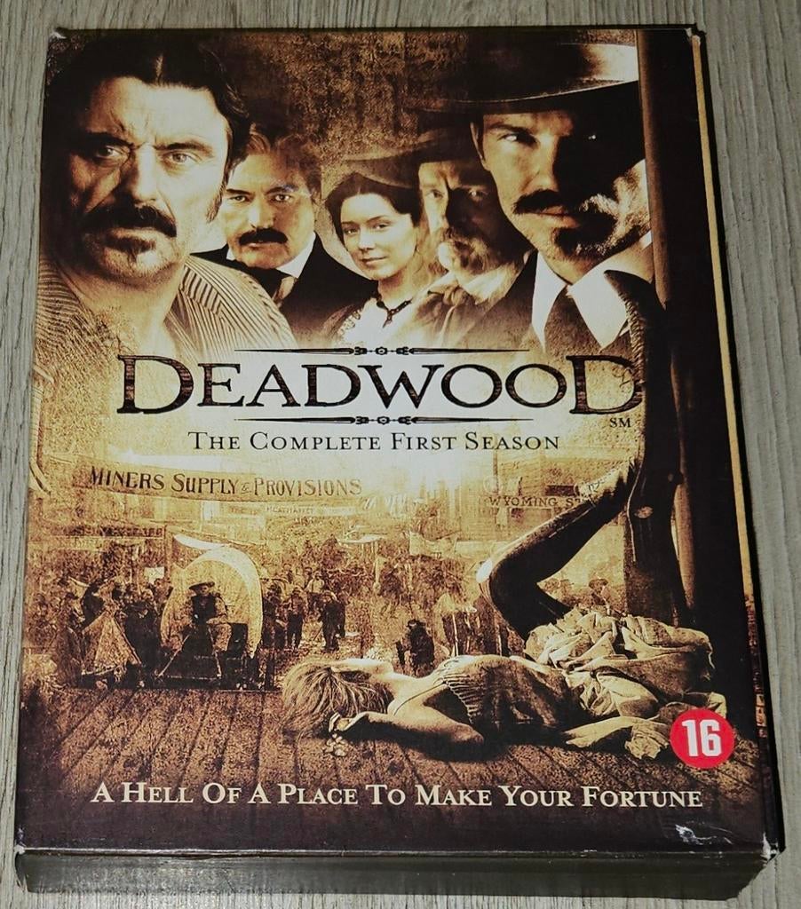 Deadwood - The Complete First Season - 4DVD Boxset, Gebruikt, Vanaf 16 jaar, Boxset, Drama