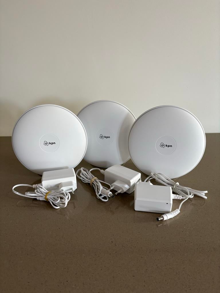 3 KPN SuperWiFi punten - Optimale WiFi dekking, Computers en Software, Routers en Modems, Zo goed als nieuw, Router, Ophalen of Verzenden