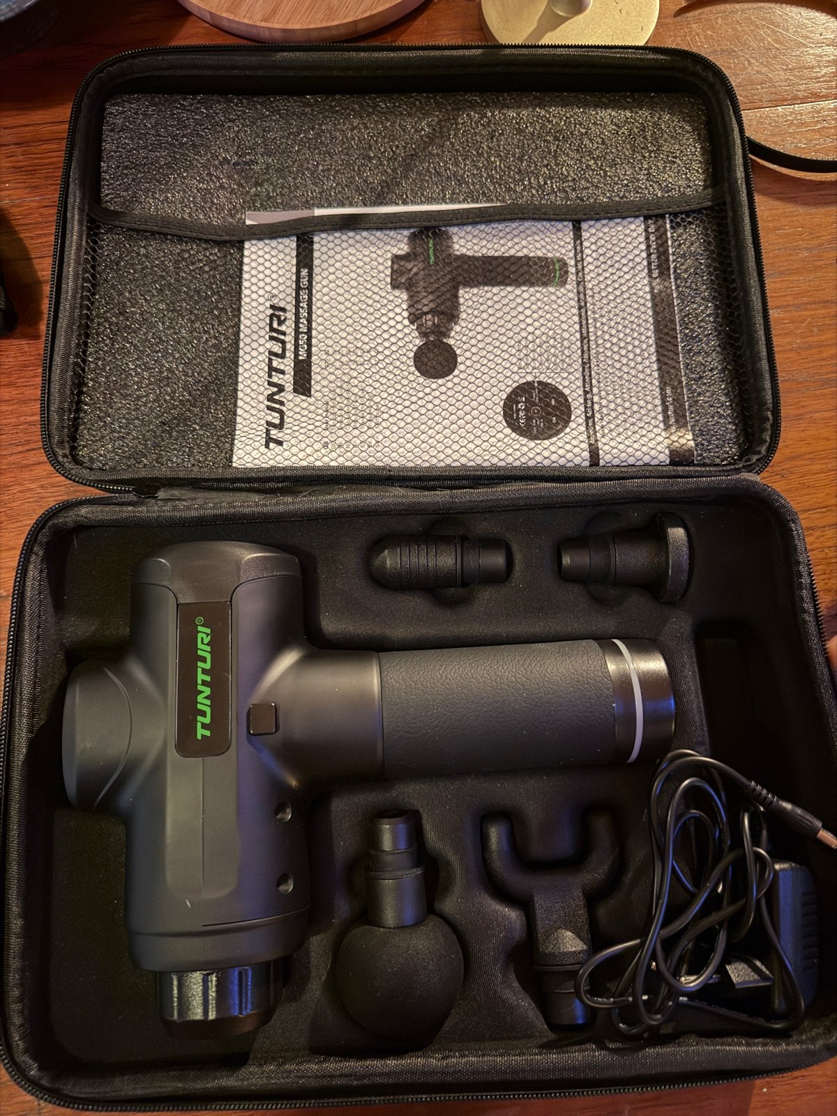 Tunturi MG50 Massage Gun - Zo goed als nieuw, Ophalen, Zo goed als nieuw, Apparaat