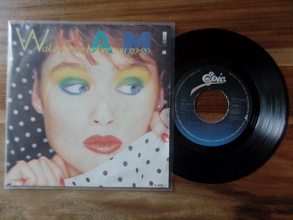 single  Wham! - Wake Me Up Before You Go-Go, Ophalen of Verzenden, Gebruikt, 7 inch, Pop