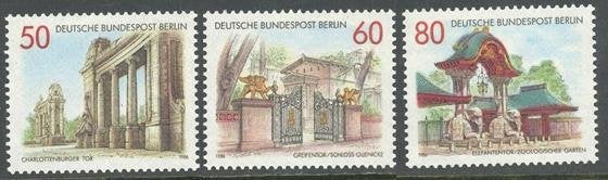 BERLIJN 1986 Poorten, Michel: 761-63, Postfris., Verzenden, BRD, Postfris