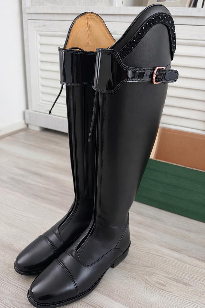 Leren paardrijlaarzen 39, Dieren en Toebehoren, Paardrijkleding, Zo goed als nieuw, Dames, Schoeisel, Dressuur, Ophalen of Verzenden