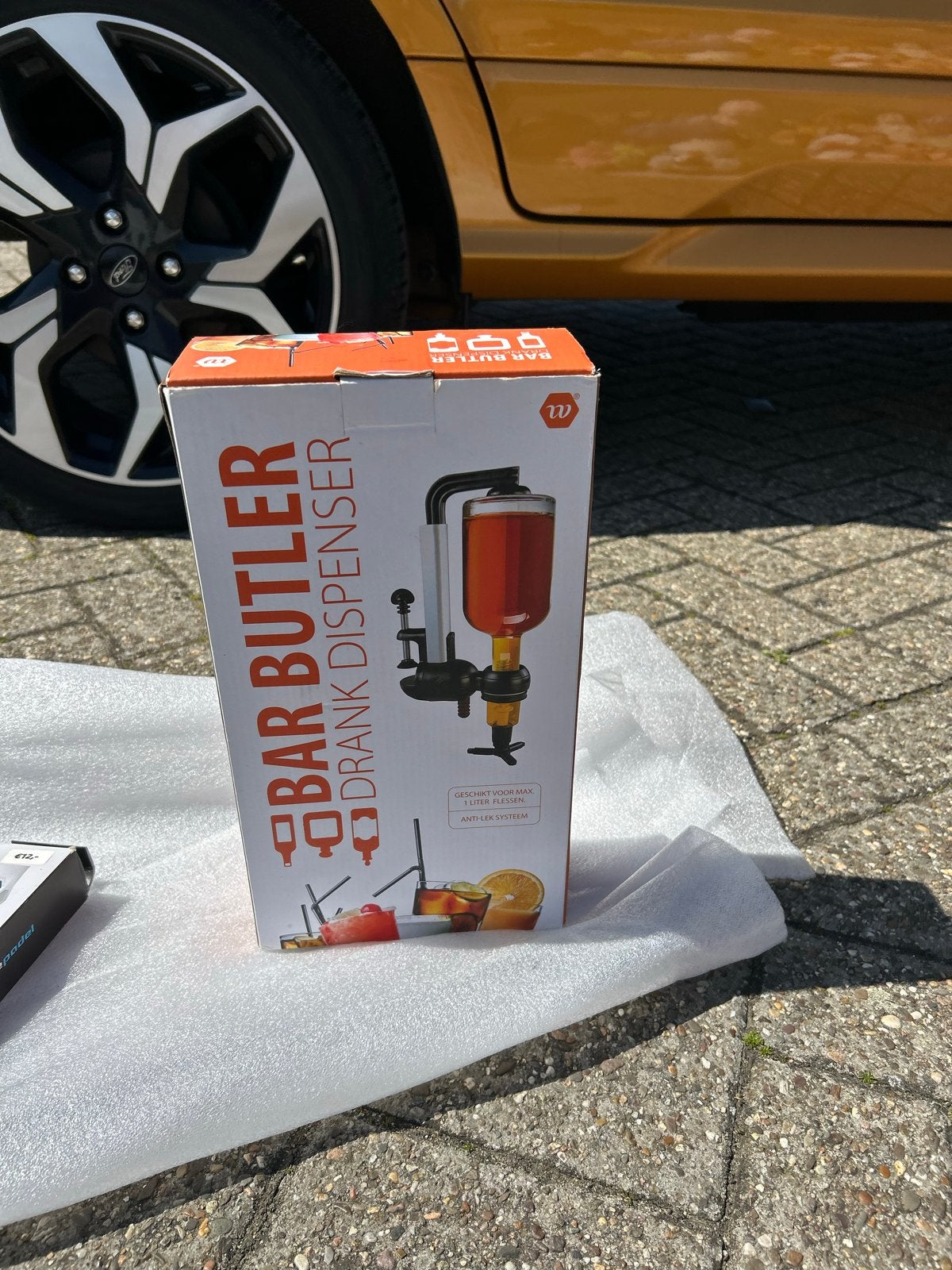 Bar Butler Drank Dispenser voor 1 Fles - Nieuw in Doos, Ophalen, Overige typen, Nieuw, Zwart