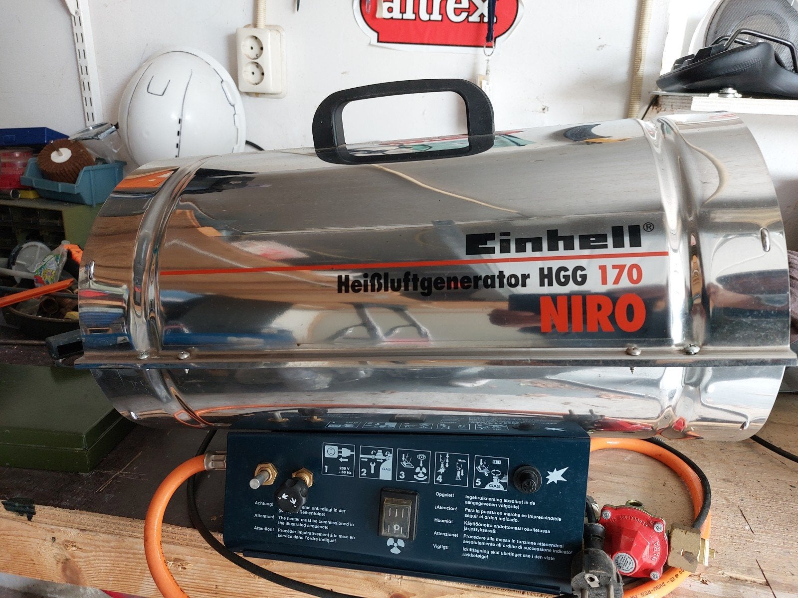 Einhell HGG 170 NIRO heteluchtkanon, Ophalen, Zo goed als nieuw, Overige