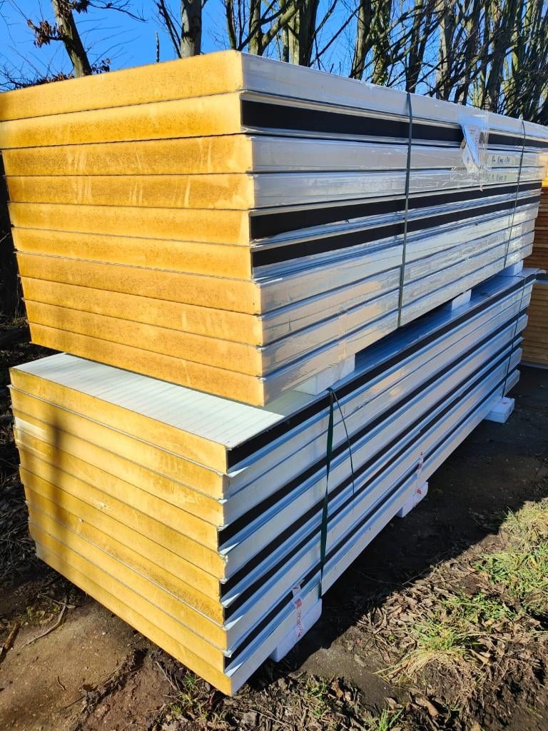 Sandwichpanelen 30-80mm wand AANBIEDING, Ophalen, Nieuw, Overige materialen, 50 tot 100 mm