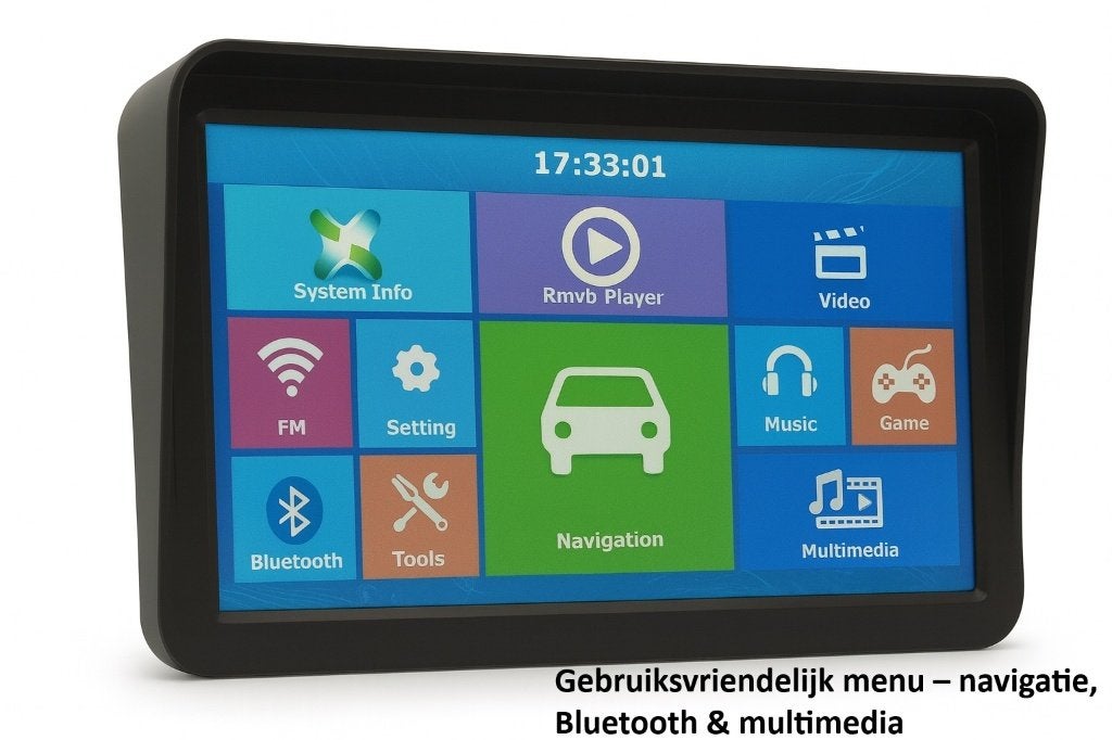 9 inch Camper, Auto Gps Navigatie Europa Kaarten.BLUETOOTH, Ophalen of Verzenden, Nieuw