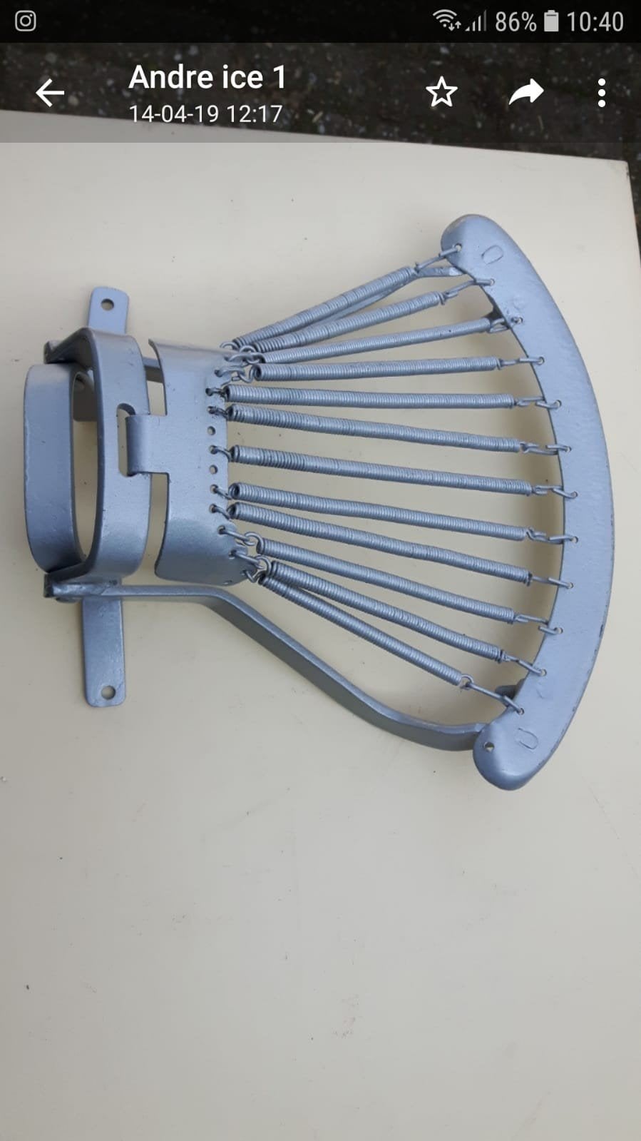 Vespa oldtimer achter zadel FB Struzo, Ophalen of Verzenden