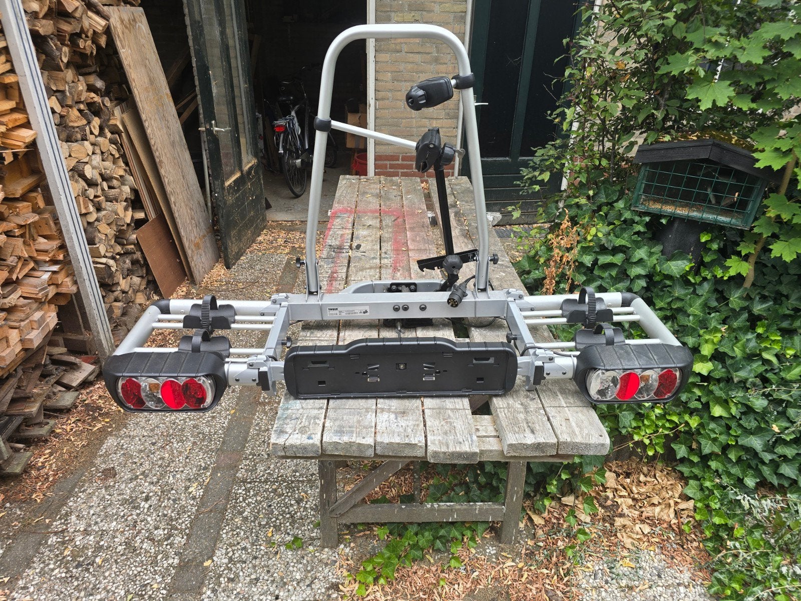 Thule EuroClassic Pro 902 trekhaak fietsendrager, Ophalen, 2 fietsen, Gebruikt, Trekhaakdrager