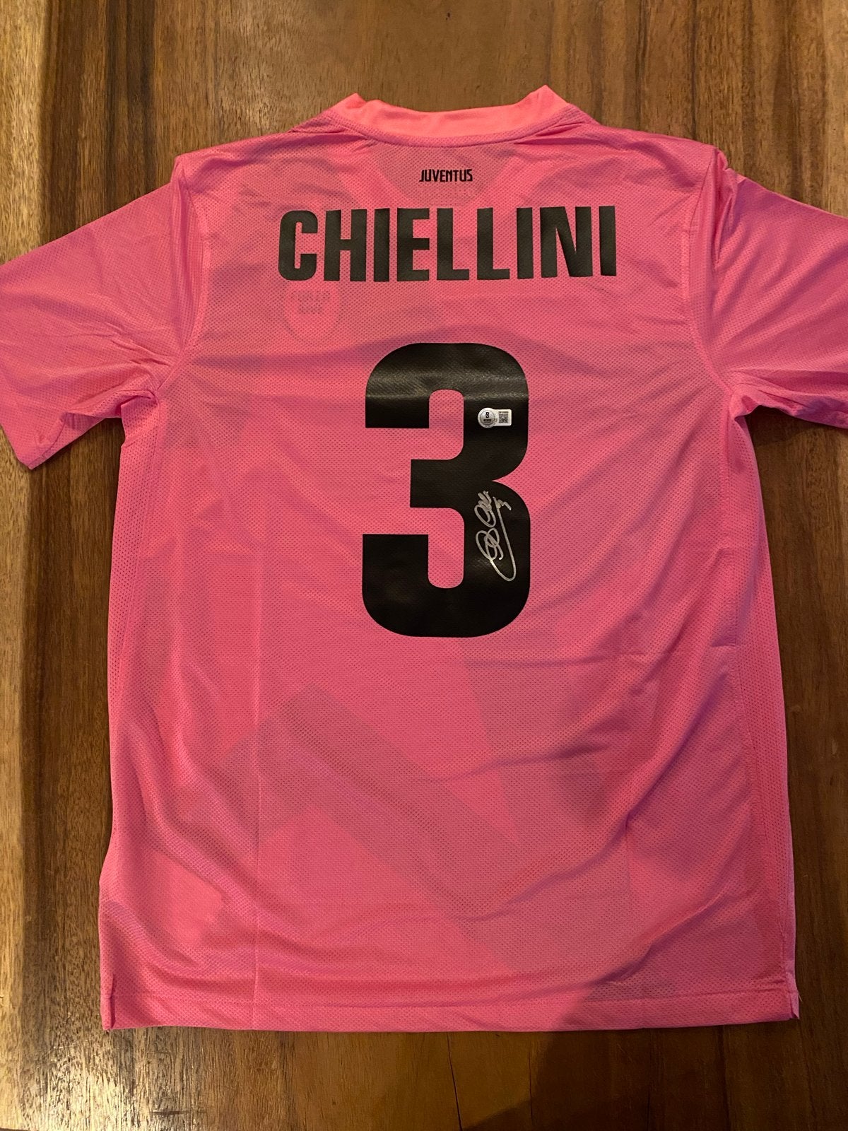 Gesigneerd Juventus shirt door Chillieni met Beckett coa, Ophalen of Verzenden, Nieuw, Buitenlandse clubs, Shirt