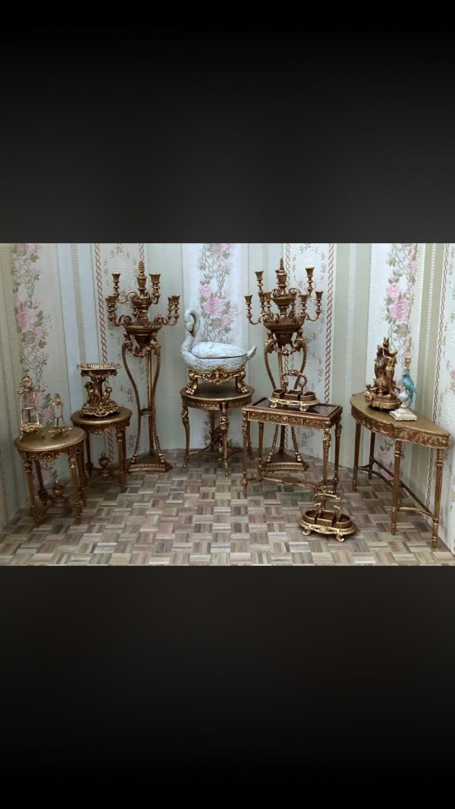 Exclusief Miniatuur Zwaandoosje met Barokvoet (1:12), Verzamelen, Ophalen of Verzenden, Mandysmaison, Mandysmaison@gmail.com, 5667NC