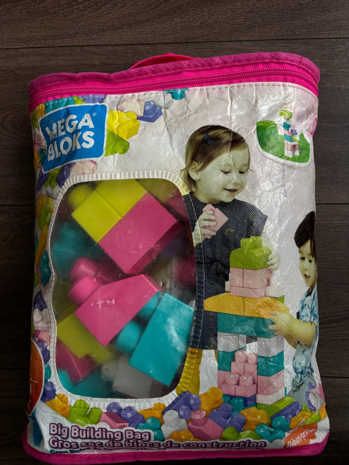 Mega Bloks Big Building Bag - Grote Bouwblokken, Ophalen of Verzenden, Zo goed als nieuw, Megabloks
