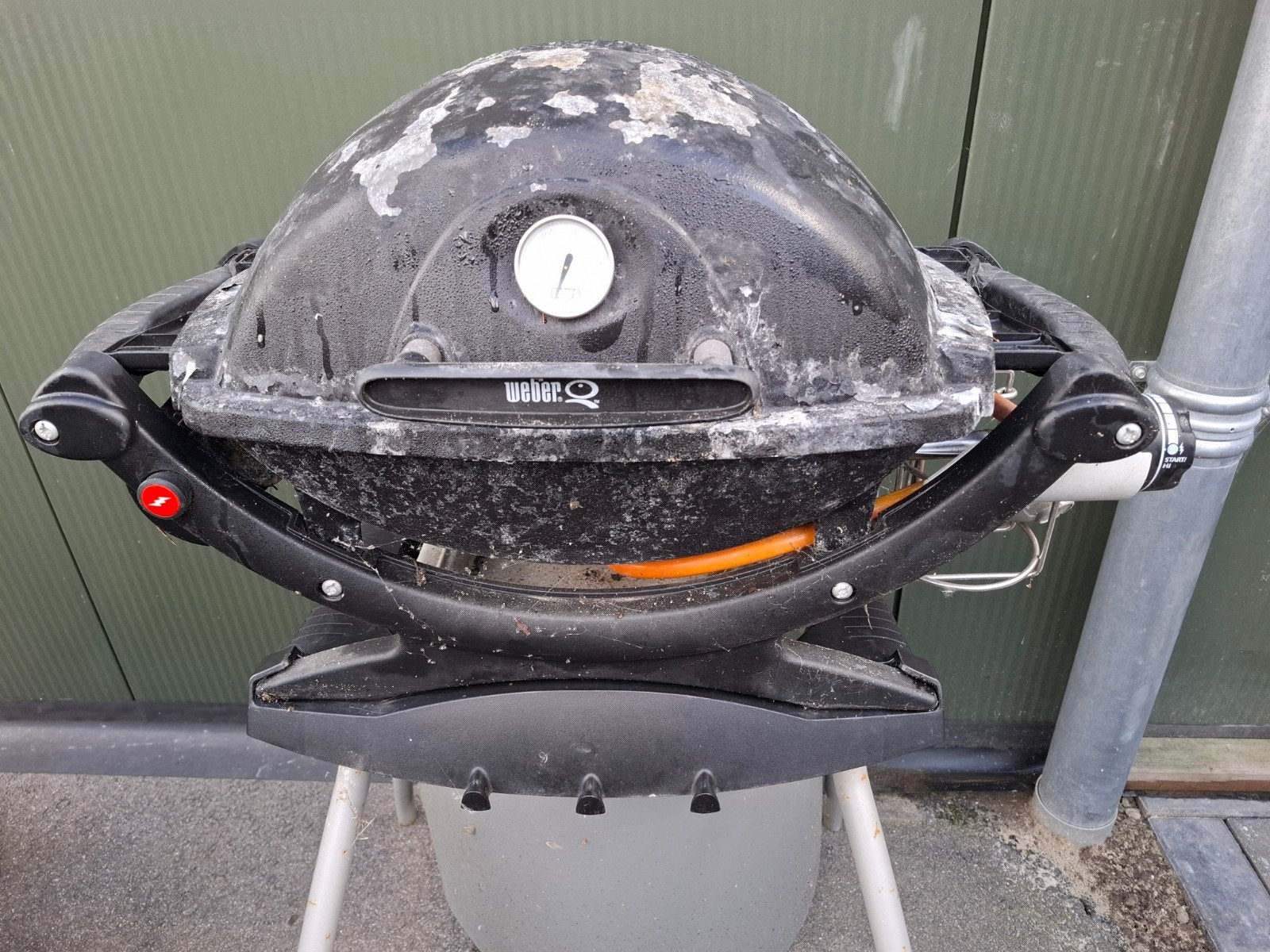 Weber gas BBQ - Compleet met onderstel en hoes, Tuin en Terras, Ophalen of Verzenden, Gebruikt, WEBER BBQ