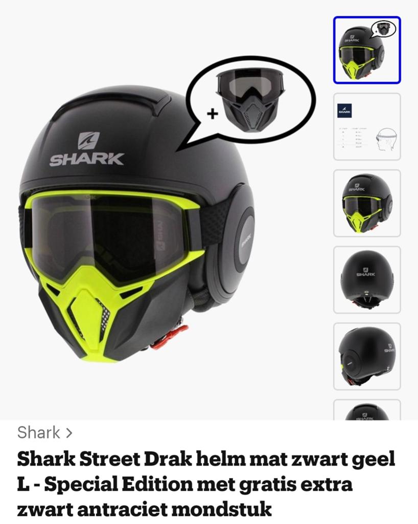 Shark helm, Ophalen of Verzenden, Gebruikt, Small, Shark