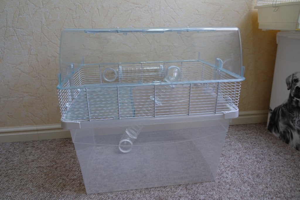 grote hamster kooi, Dieren en Toebehoren, Knaagdieren en Konijnen | Hokken en Kooien, Kooi, Minder dan 75 cm, Zo goed als nieuw