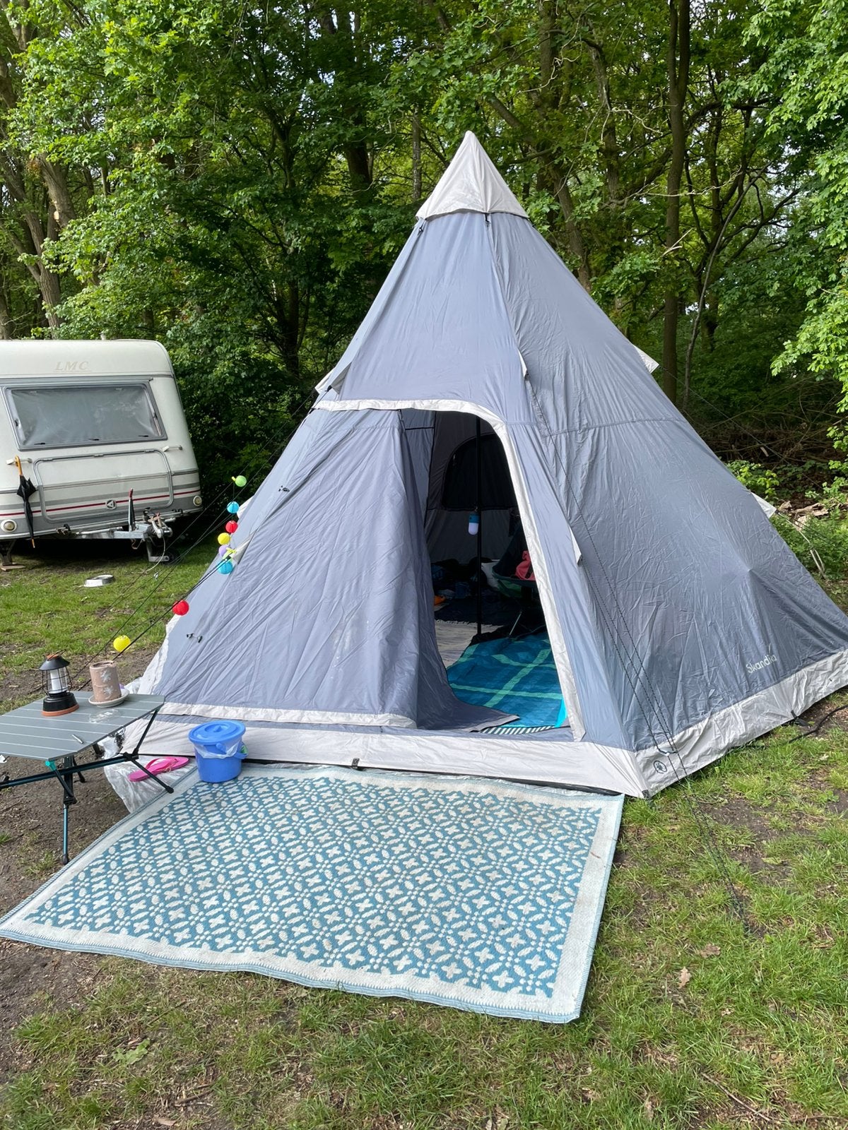 Tipi Hetta 460 Protect, Caravans en Kamperen, Ophalen, Gebruikt, Tot en met 6