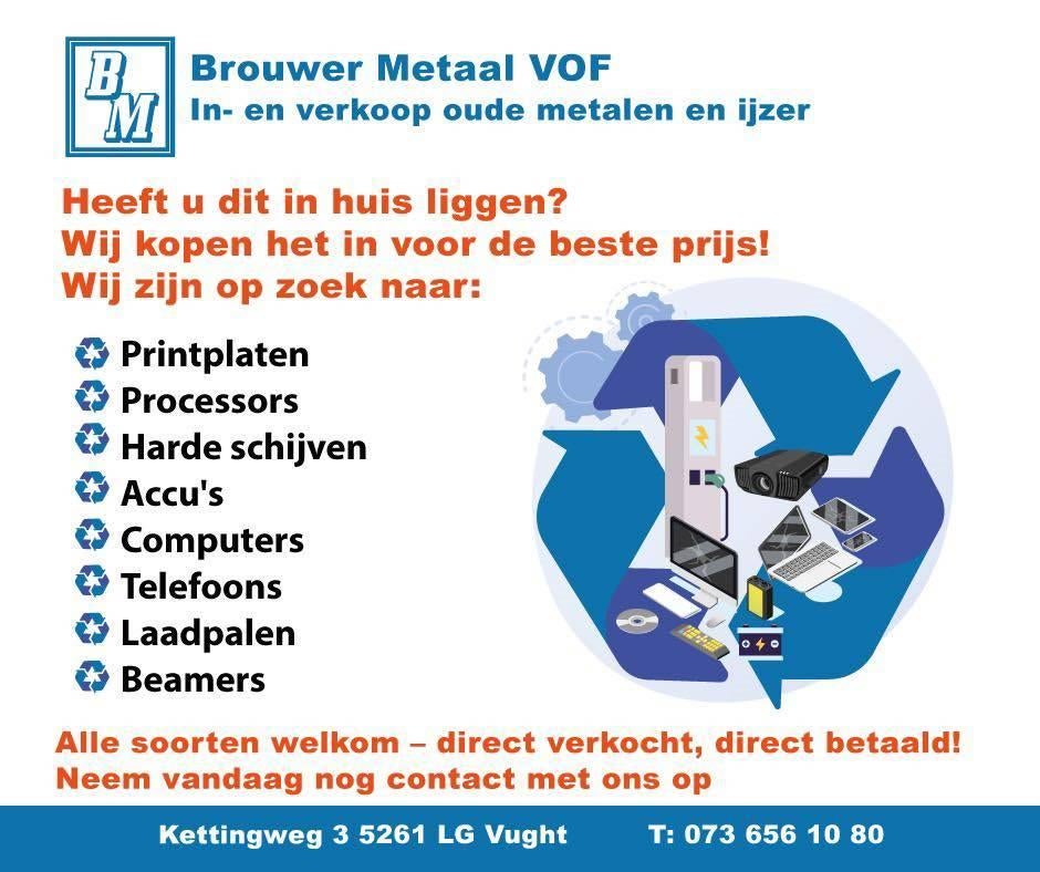 recycling, Ophalen of Verzenden, Zo goed als nieuw