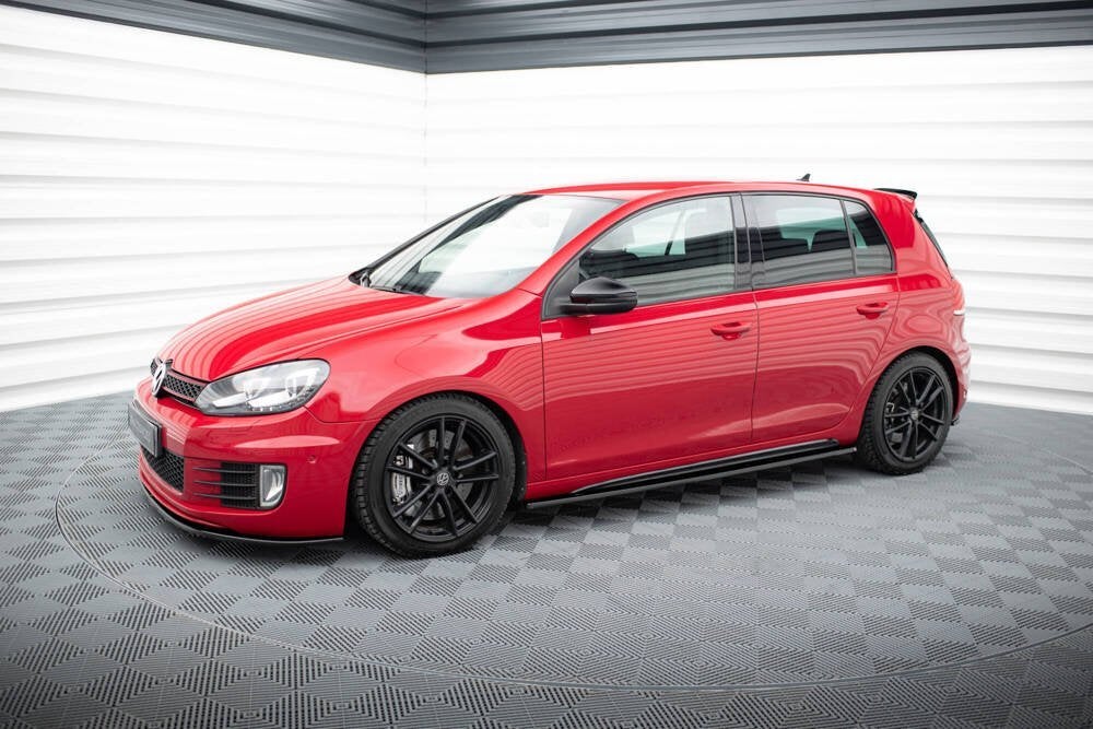 Voorlip sideskirt spoiler diffuser - Golf 6 GTI GTD 08-12, Auto diversen, Ophalen of Verzenden