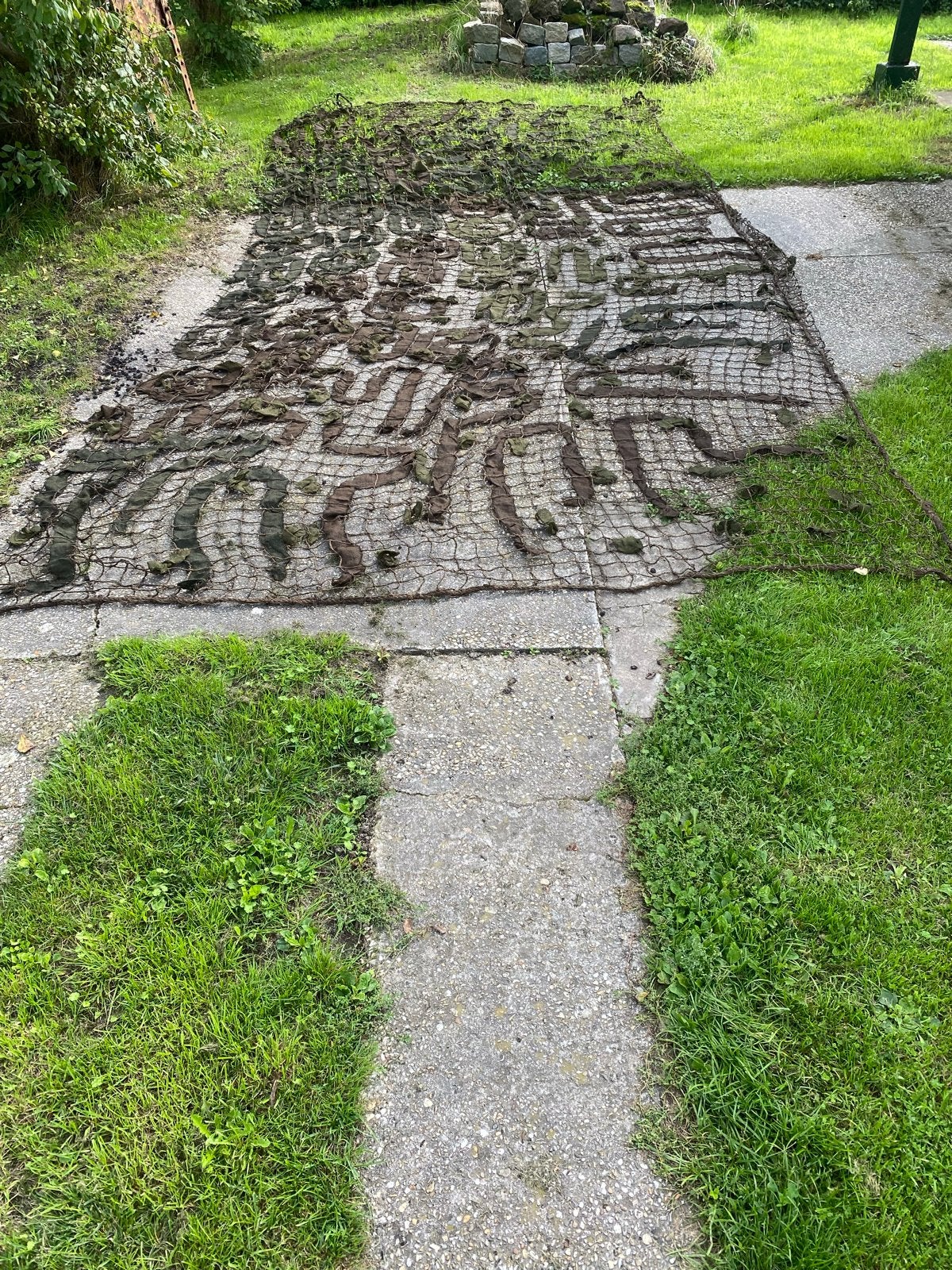 Militair Camouflagenet - Leger Camo Net jute, Verzamelen, Ophalen of Verzenden, Landmacht, Overige gebieden, Overige typen