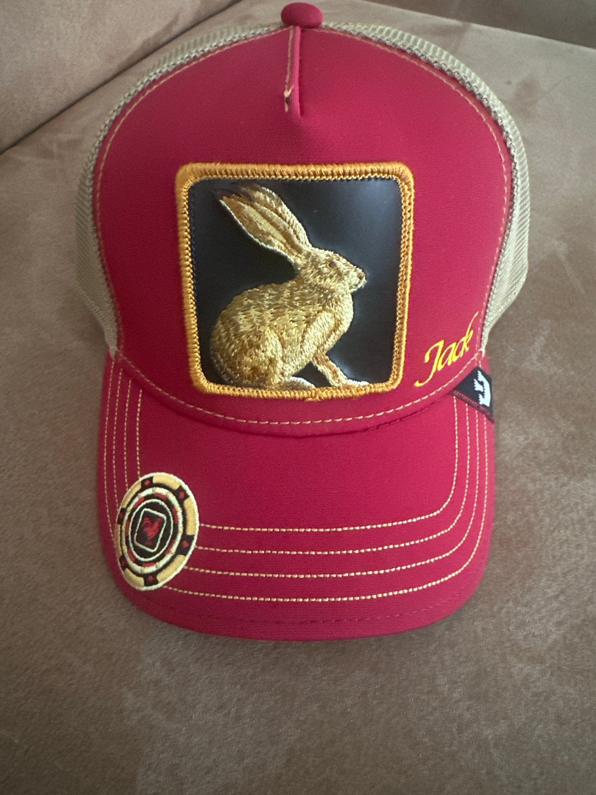 Goorin Bros.The Farm Trucker Cap - Jack Rabbit ZEER ZELDZAAM, Kleding | Heren, Hoeden en Petten, Nieuw, Pet, One size fits all