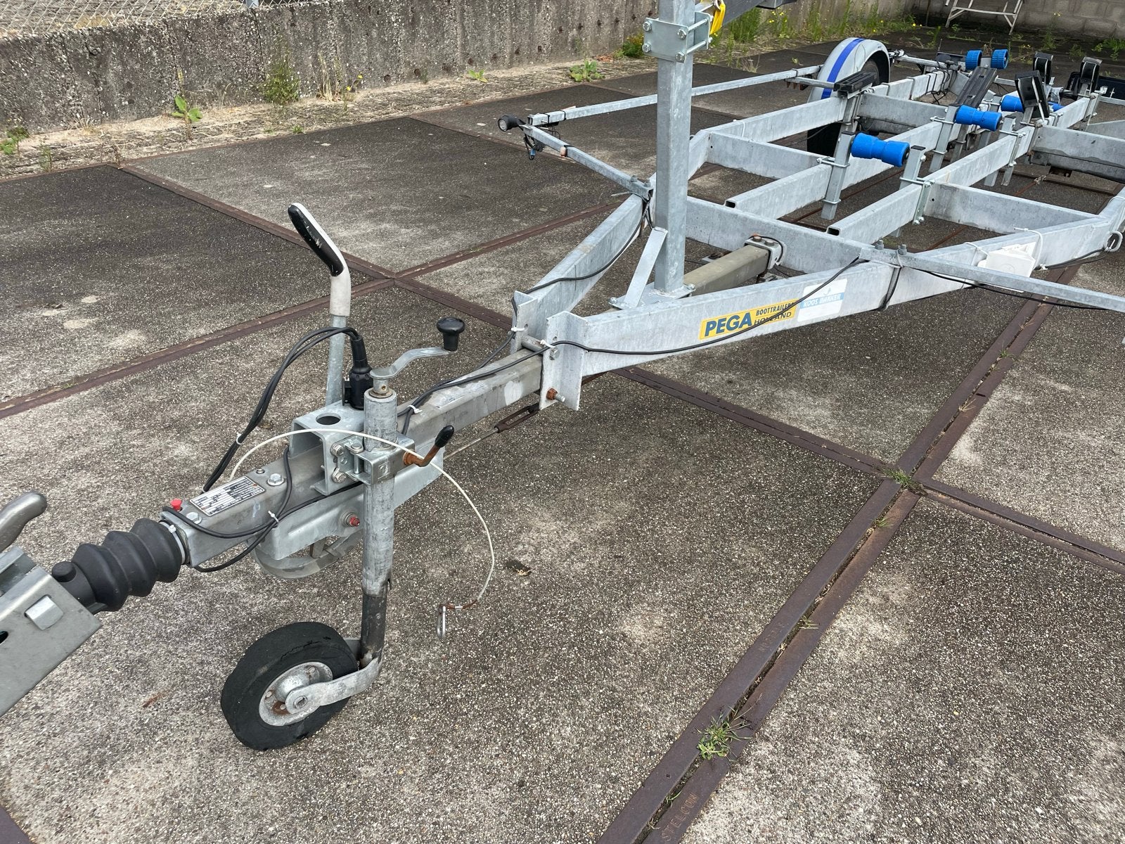 Pega Boottrailer 1350 geremd met eigen kenteken, Ophalen, Minder dan 1500 kg, Gebruikt, Overige typen